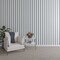 Ekena Millwork 94H x 1/2T Adjustable PVC Slat Wall Panel Kit w/ 4W Slats, Unfinished contains 11 Slats SWP55X94X0500UN - alternate 1